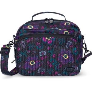 Lug Ranger Mini Crossbody Bag Boho Floral Black NWT